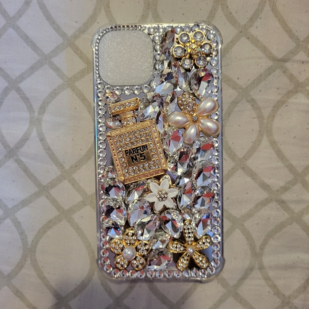 Iphone 13  bling glitter case